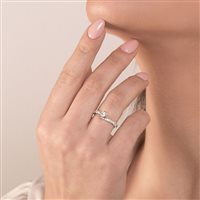 Ringe Idee Preziose dal 1987 Dame in Weißgold Diamante 0.25 Ct IP.AK18B/7D - IP.AK18B/7D